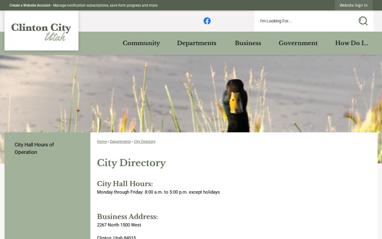 Clinton people search city records directory